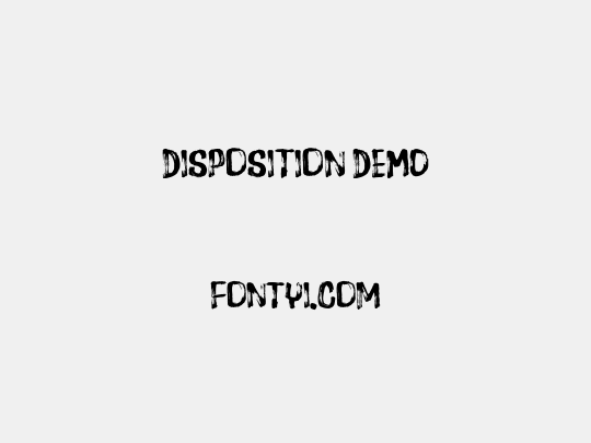 Disposition DEMO