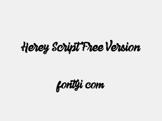 Herey Script Free Version