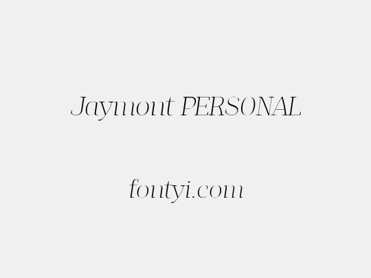 Jaymont PERSONAL