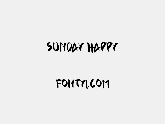 SUNDAY HAPPY