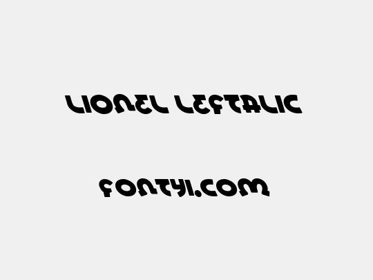 Lionel Leftalic