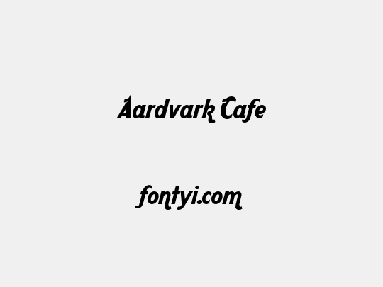 Aardvark Cafe