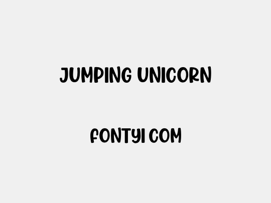 Jumping Unicorn