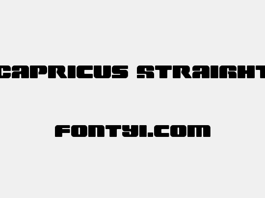 Capricus Straight