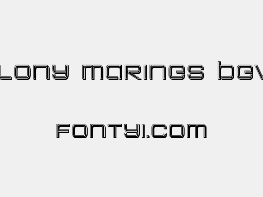 Colony Marines Bevel