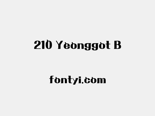 210 Yeonggot B