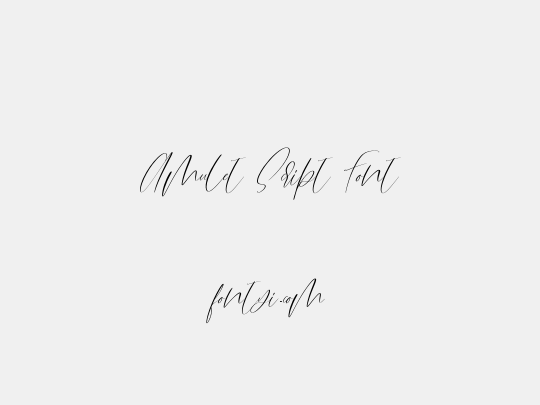 Amulet Script Font