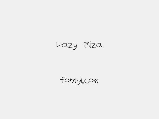 Lazy Riza