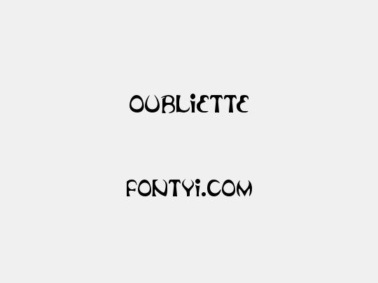 Oubliette