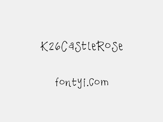 K26CastleRose