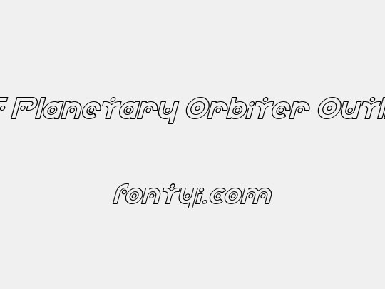 SF Planetary Orbiter Outline