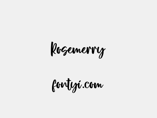 Rosemerry
