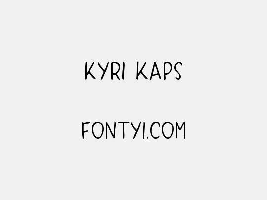 KYRI KAPS