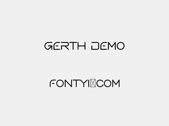 Gerth Demo