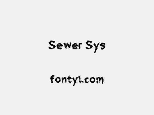 Sewer Sys
