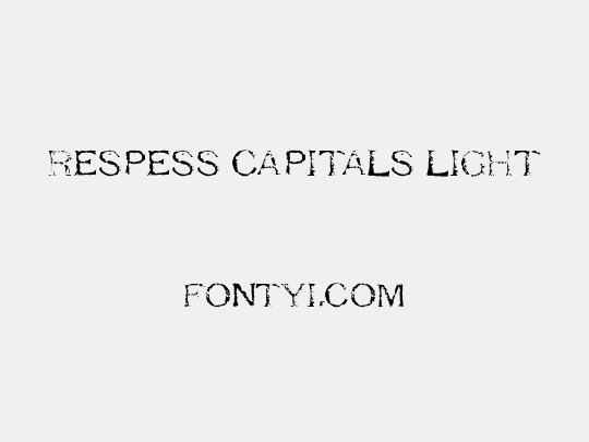 Respess Capitals Light