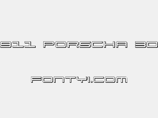 911 Porscha 3D