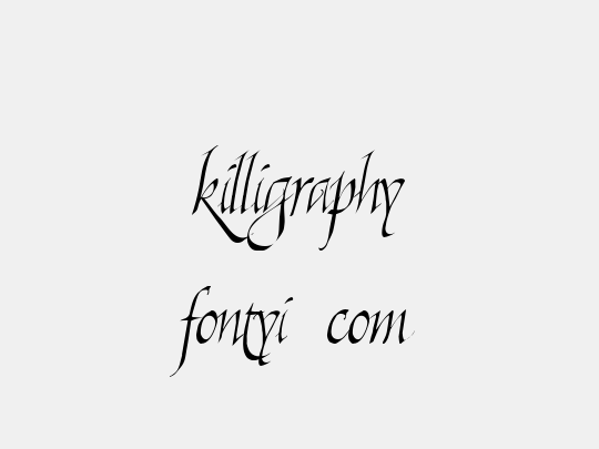 Killigraphy