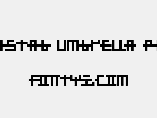 Mischstab Umbrella Patina