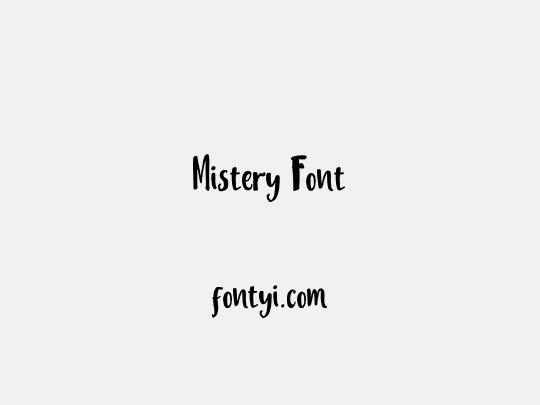 Mistery Font