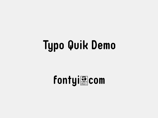 Typo Quik Demo