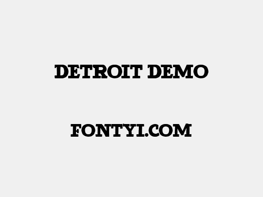 Detroit DEMO