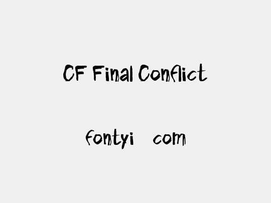 CF Final Conflict