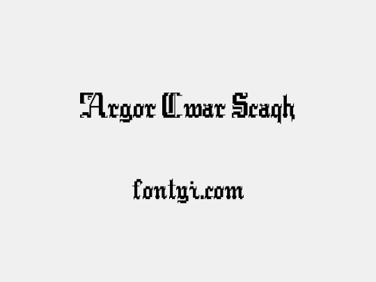 Argor Cwar Scaqh