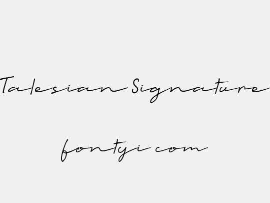 Talesian Signature