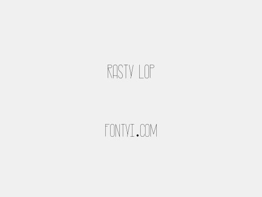 rasty lop