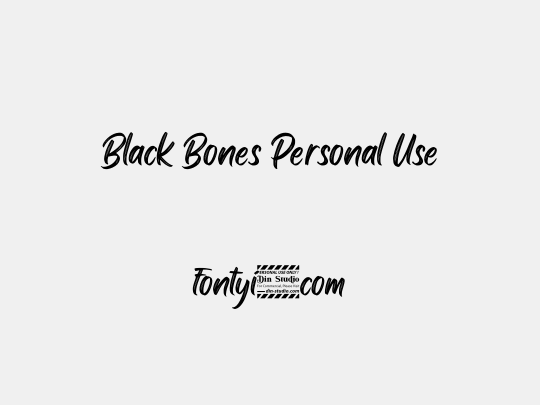 Black Bones Personal Use
