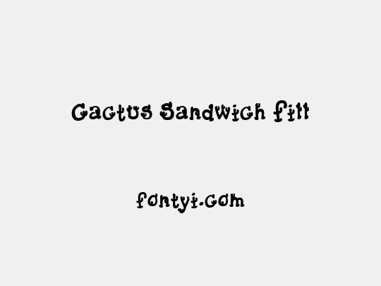 Cactus Sandwich Fill