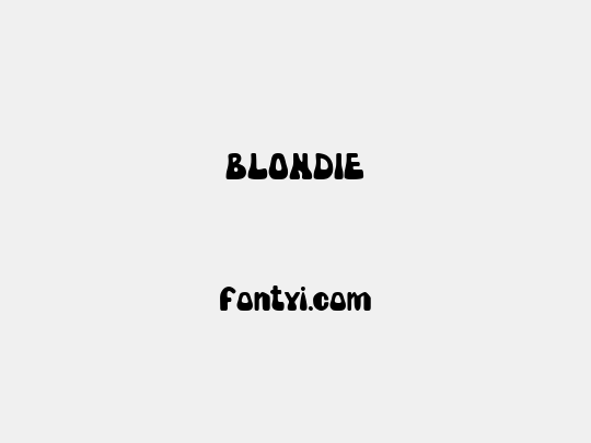 BLONDIE