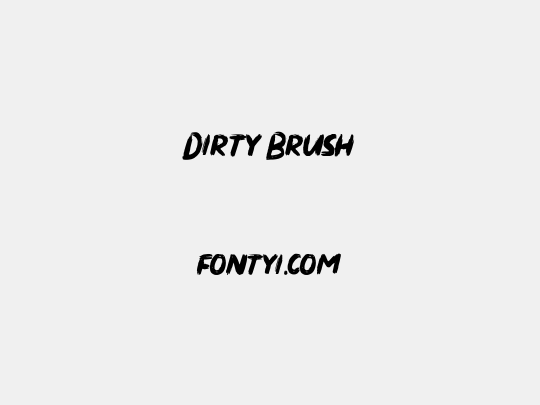 Dirty Brush