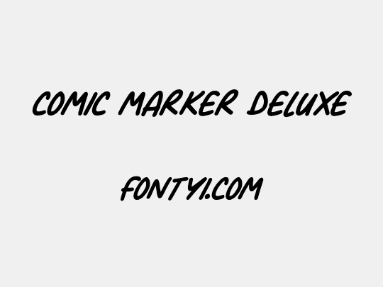 Comic Marker Deluxe