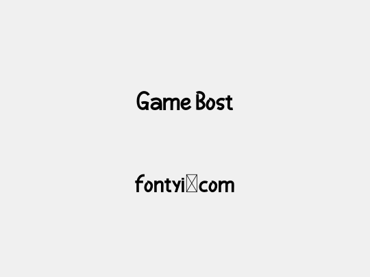 Game Bost
