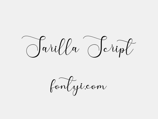 Sarilla Script