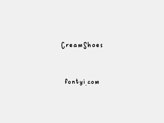 CreamShoes