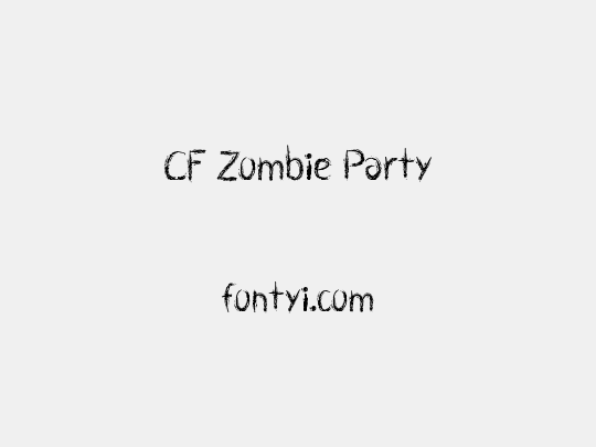CF Zombie Party