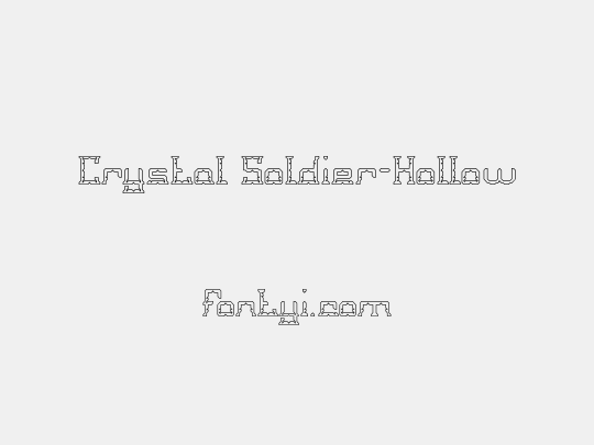 Crystal Soldier-Hollow