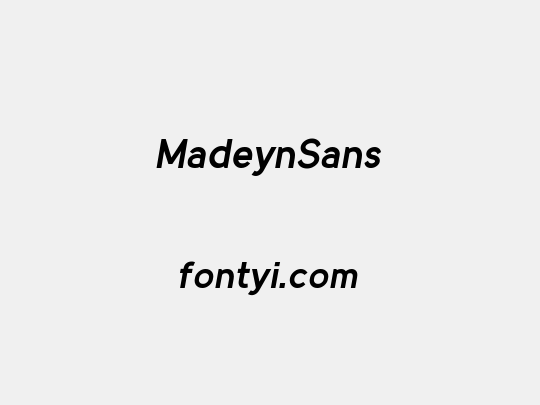 MadeynSans