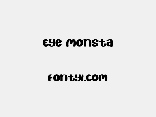 Eye Monsta
