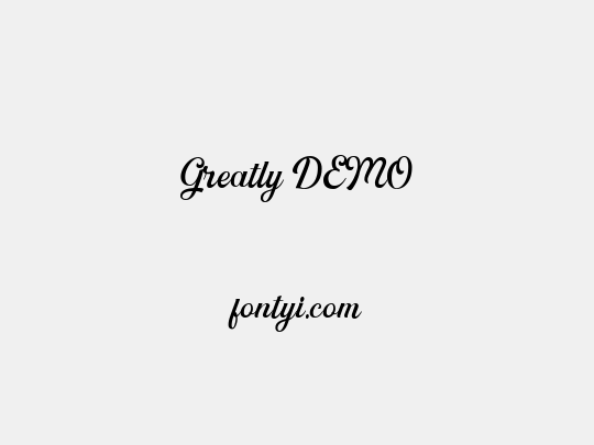 Greatly DEMO