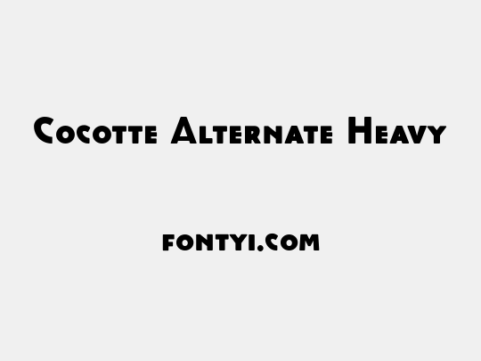 Cocotte Alternate Heavy