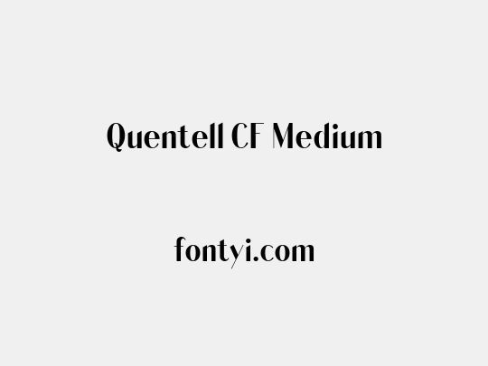 Quentell CF Medium