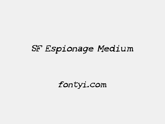 SF Espionage Medium