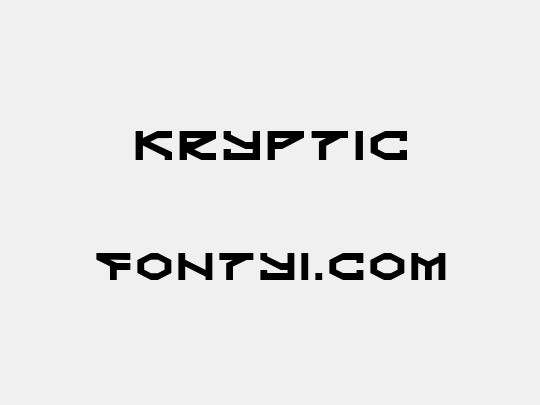 Kryptic
