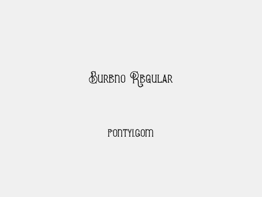 Bureno Regular