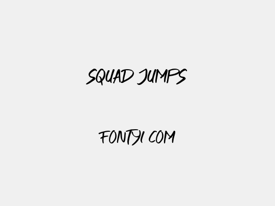 SQUAD JUMPS