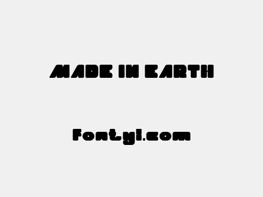 MADE IN EARTH